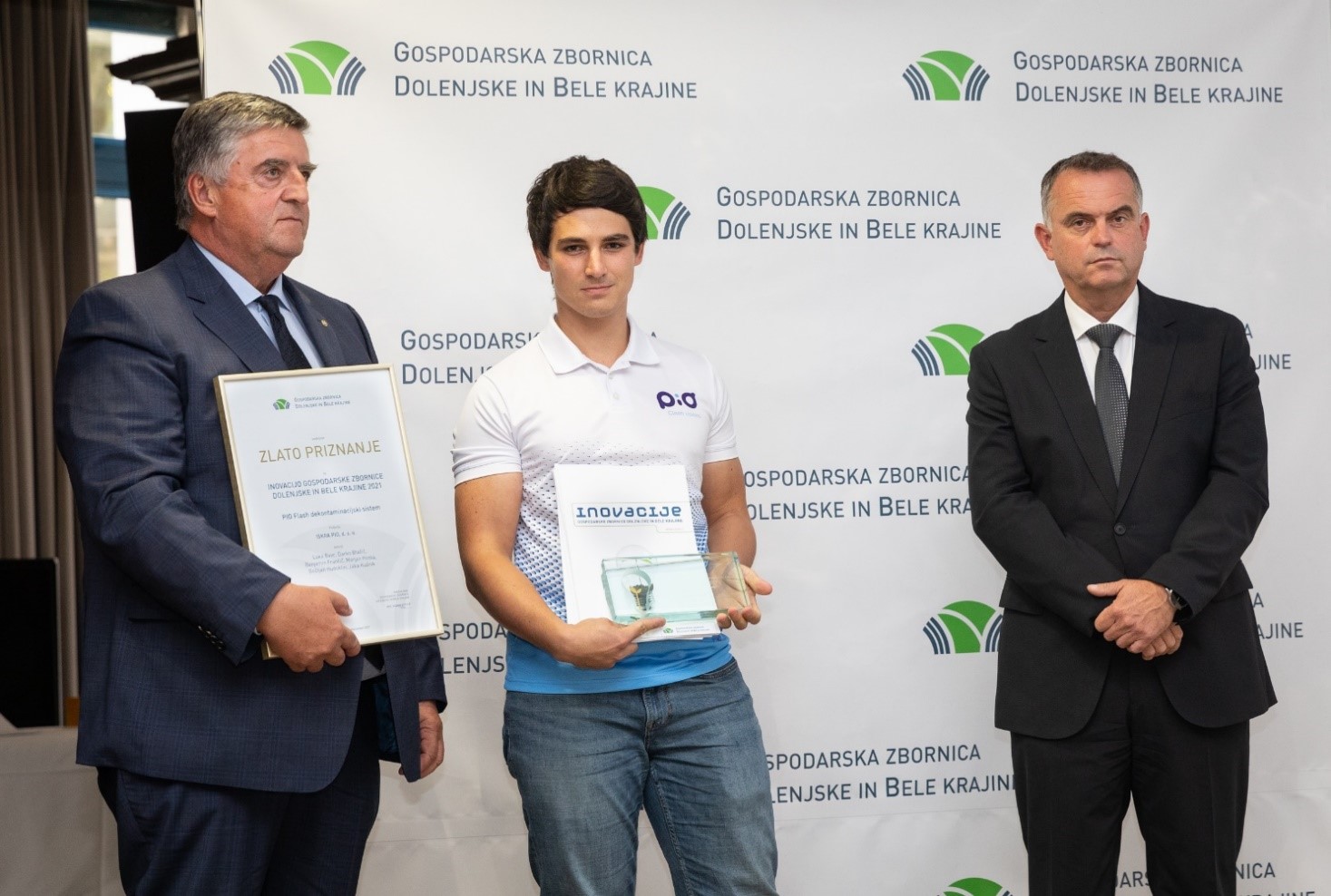 Podelitev zlatega priznanja za inovativnost GZDBK